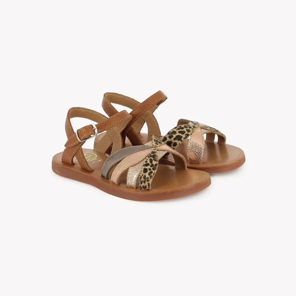 pom-d-api-plagette-oto-sandales-fille-cuero-cuivre image 1