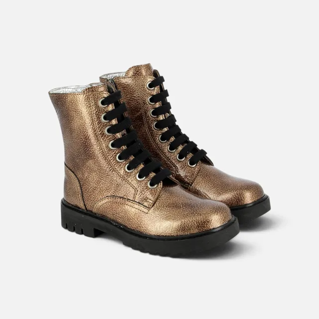 pom-d-api-sid-ranger-boots-fille-cuivre-sabbia-semelle-noire image 1